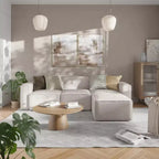 Canapé sectionnel modulaire de luxe Flash Furniture Bridgetown, siège ottoman