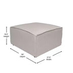 Canapé sectionnel modulaire de luxe Flash Furniture Bridgetown, siège ottoman