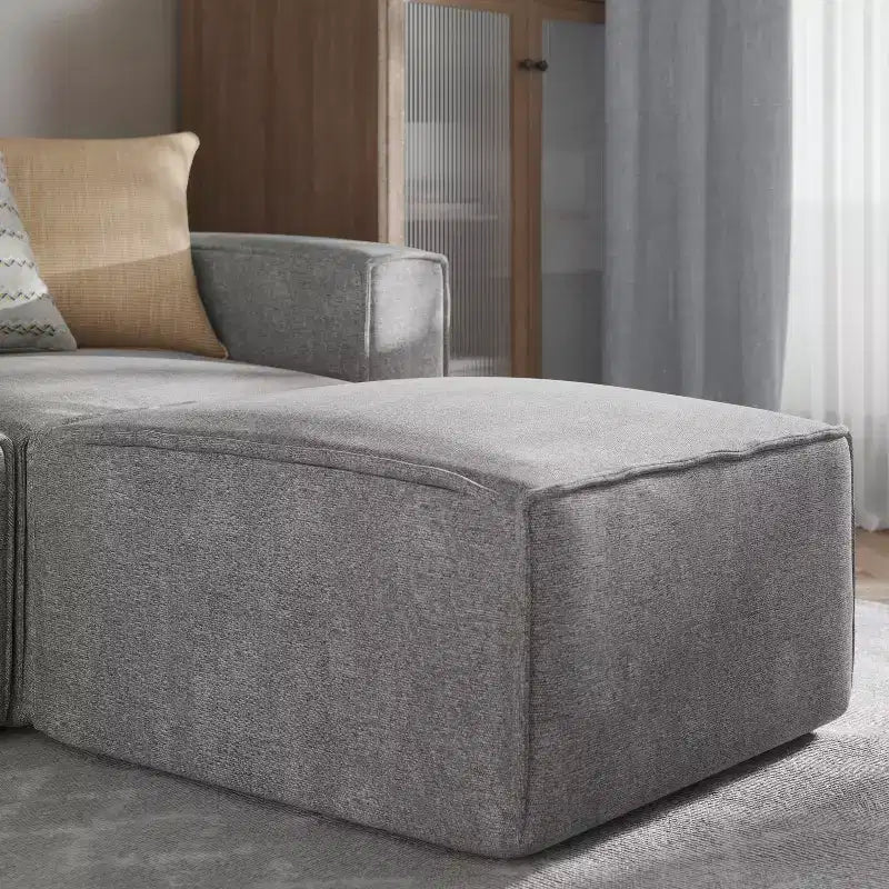 Canapé sectionnel modulaire de luxe Flash Furniture Bridgetown, siège ottoman