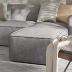 Canapé sectionnel modulaire de luxe Flash Furniture Bridgetown, siège ottoman