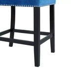 Lot de 2 tabourets de bar hauteur comptoir en velours Céline - Picket House Furnishings