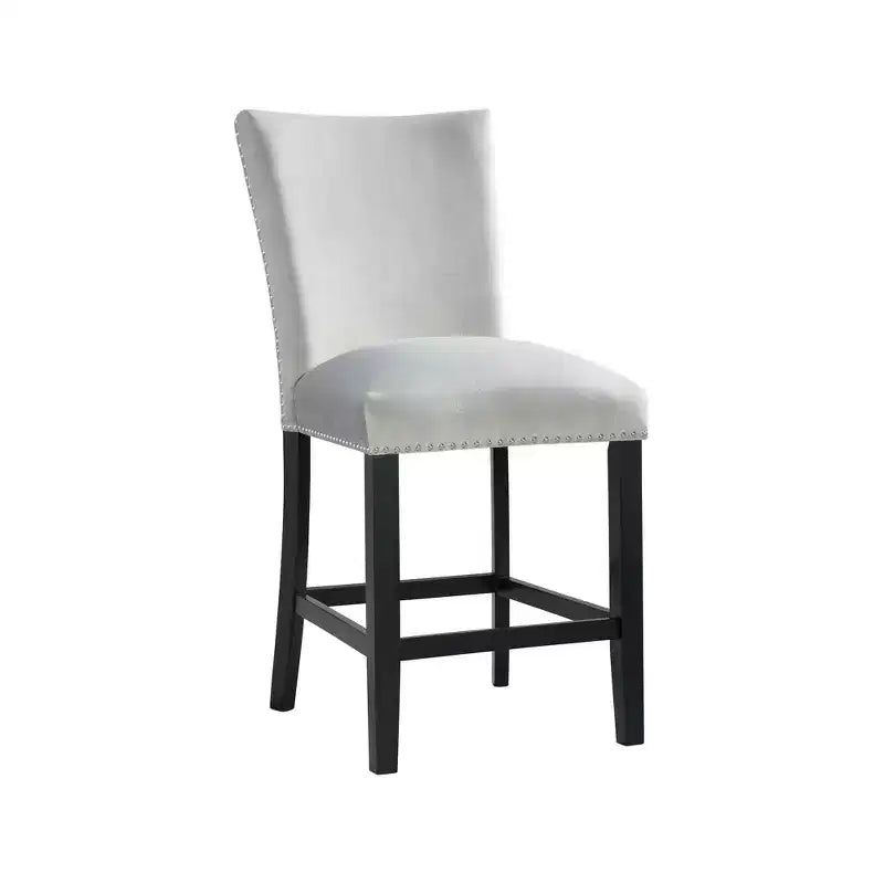 Lot de 2 tabourets de bar hauteur comptoir en velours Céline - Picket House Furnishings