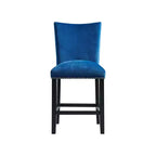 Lot de 2 tabourets de bar hauteur comptoir en velours Céline - Picket House Furnishings