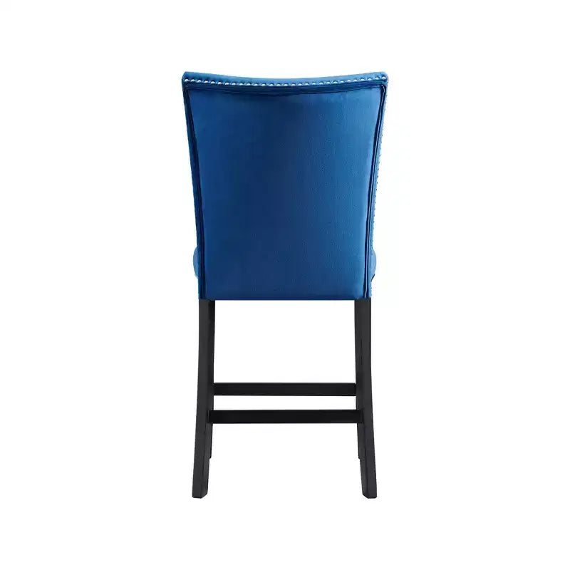 Lot de 2 tabourets de bar hauteur comptoir en velours Céline - Picket House Furnishings