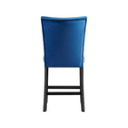 Lot de 2 tabourets de bar hauteur comptoir en velours Céline - Picket House Furnishings