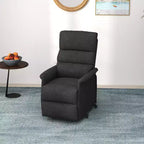 Fauteuil inclinable releveur électrique HOMCOM pour personnes âgées avec télécommande, revêtement en tissu de lin