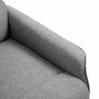 Fauteuil inclinable releveur électrique HOMCOM pour personnes âgées avec télécommande, revêtement en tissu de lin