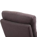 Fauteuil inclinable releveur électrique HOMCOM pour personnes âgées avec télécommande, revêtement en tissu de lin
