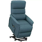 Fauteuil inclinable releveur électrique HOMCOM pour personnes âgées avec télécommande, revêtement en tissu de lin