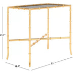 Table d'appoint Chandler - FOX2513 - Or/Verre - Safavieh Couture