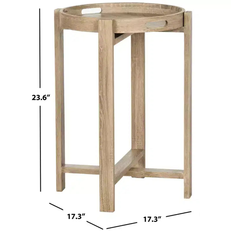 Table d'appoint Hamish - FOX4248A - Beige - Safavieh Couture
