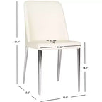 Chaises d'appoint Baltic 18 H (lot de 2) - FOX2012 - Safavieh Couture