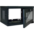 Baie de brassage murale à profondeur réduite Tripp Lite by Eaton SmartRack 6U avec fenêtre en acrylique transparent, SRW6UG