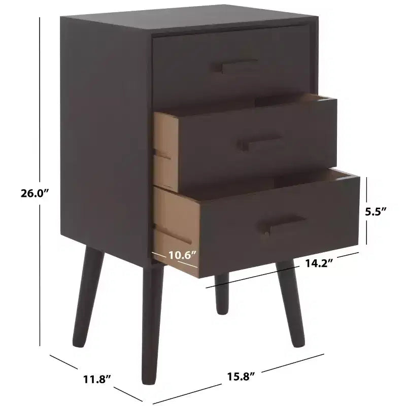Table d'appoint à 3 tiroirs Pomona - CHS5700 - Safavieh