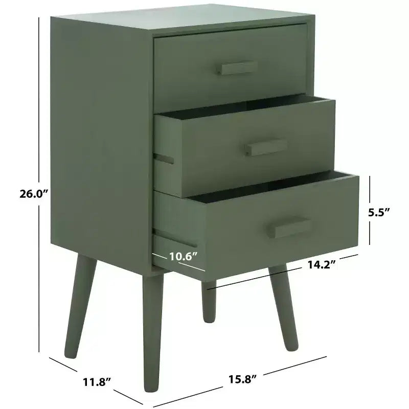 Table d'appoint à 3 tiroirs Pomona - CHS5700 - Safavieh