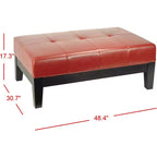 Pouf de cocktail Jordan - HUD4066 - Safavieh Couture
