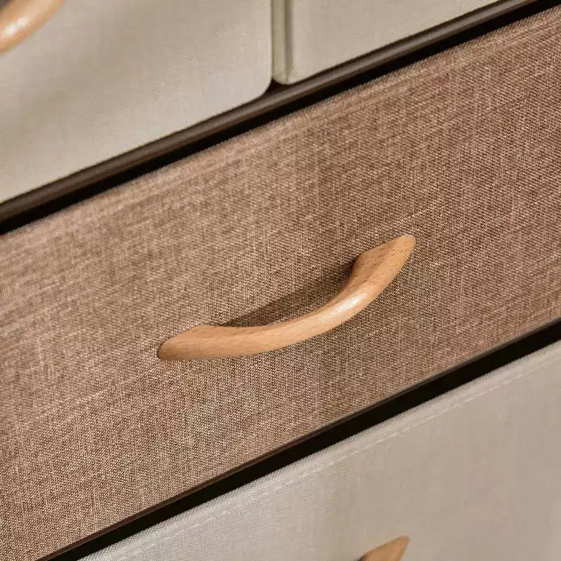 HOMCOM Commode en tissu à 5 tiroirs, tour de rangement à 4 niveaux avec cadre en acier pour couloir, chambre et placard