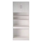 Ameriwood Home Elba Vanity Modular Closet Unit, Ivory Oak