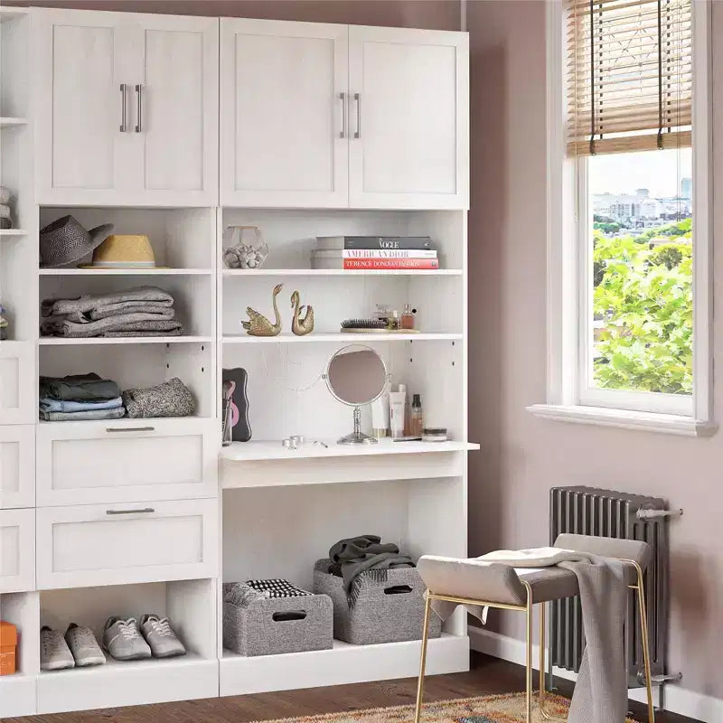 Ameriwood Home Meuble de rangement modulaire Elba, Chêne ivoire