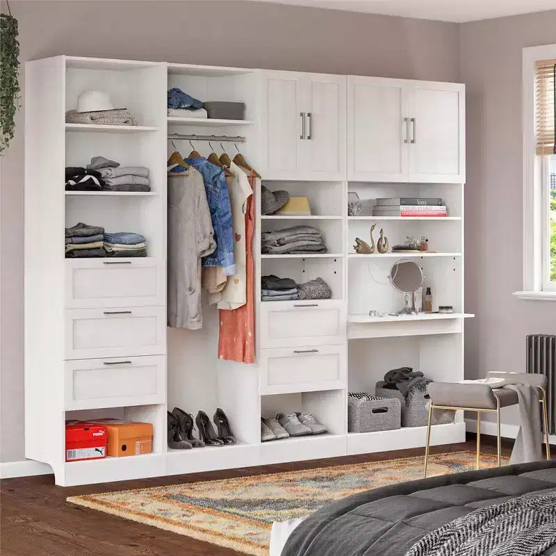 Ameriwood Home Meuble de rangement modulaire Elba, Chêne ivoire