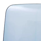 Chaise de salle à manger LeisureMod Murray en acrylique avec bord cascade et siège moulé élégant, style moderne pour cuisine, salle à manger, bureau, salon ou café