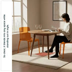 Chaise de salle à manger LeisureMod Murray en acrylique avec bord cascade et siège moulé élégant, style moderne pour cuisine, salle à manger, bureau, salon ou café