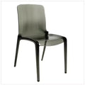Chaise de salle à manger LeisureMod Murray en acrylique avec bord cascade et siège moulé élégant, style moderne pour cuisine, salle à manger, bureau, salon ou café