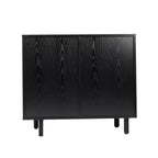 Merrick Lane Bar et buffet avec armoire de rangement, porte-verres suspendus et rangement pour bouteilles