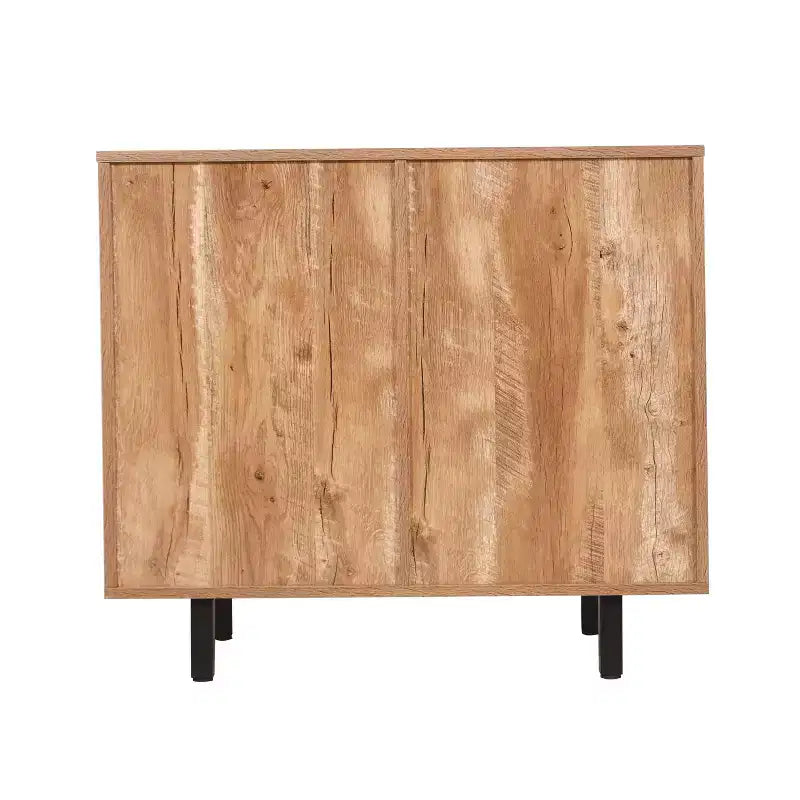 Merrick Lane Bar et buffet avec armoire de rangement, porte-verres suspendus et rangement pour bouteilles