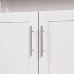 Buffet et vaisselier Emma et Oliver de 102 cm avec étagère de rangement ouverte et meuble de rangement à double porte