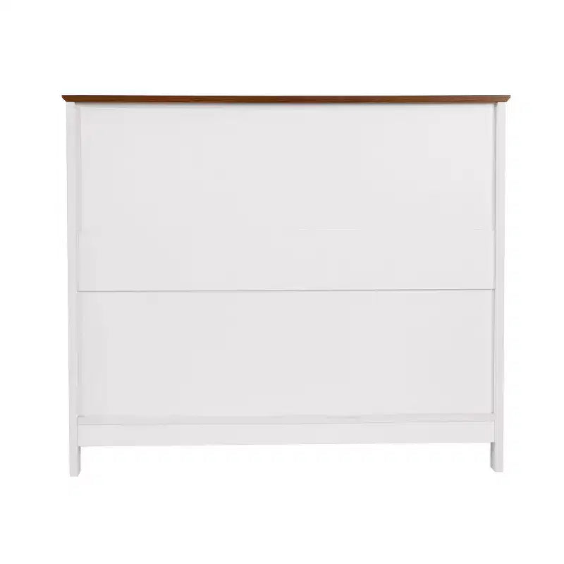 Buffet et vaisselier Emma et Oliver de 102 cm avec étagère de rangement ouverte et meuble de rangement à double porte