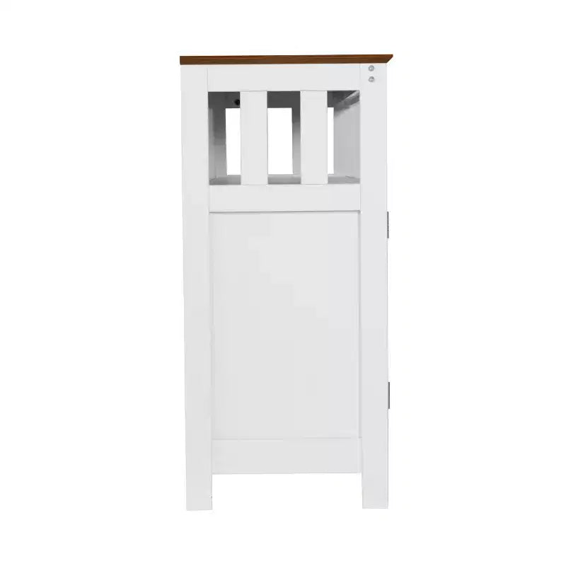 Buffet et vaisselier Emma et Oliver de 102 cm avec étagère de rangement ouverte et meuble de rangement à double porte