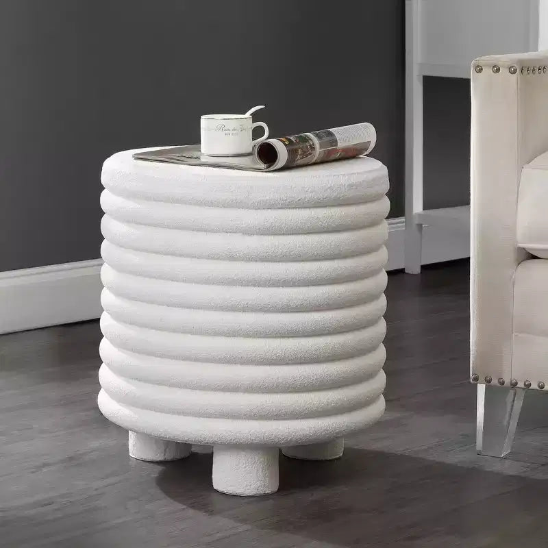 JONATHAN Y Evans 18 Table d'appoint moderne minimaliste à 3 pieds pour intérieur/extérieur