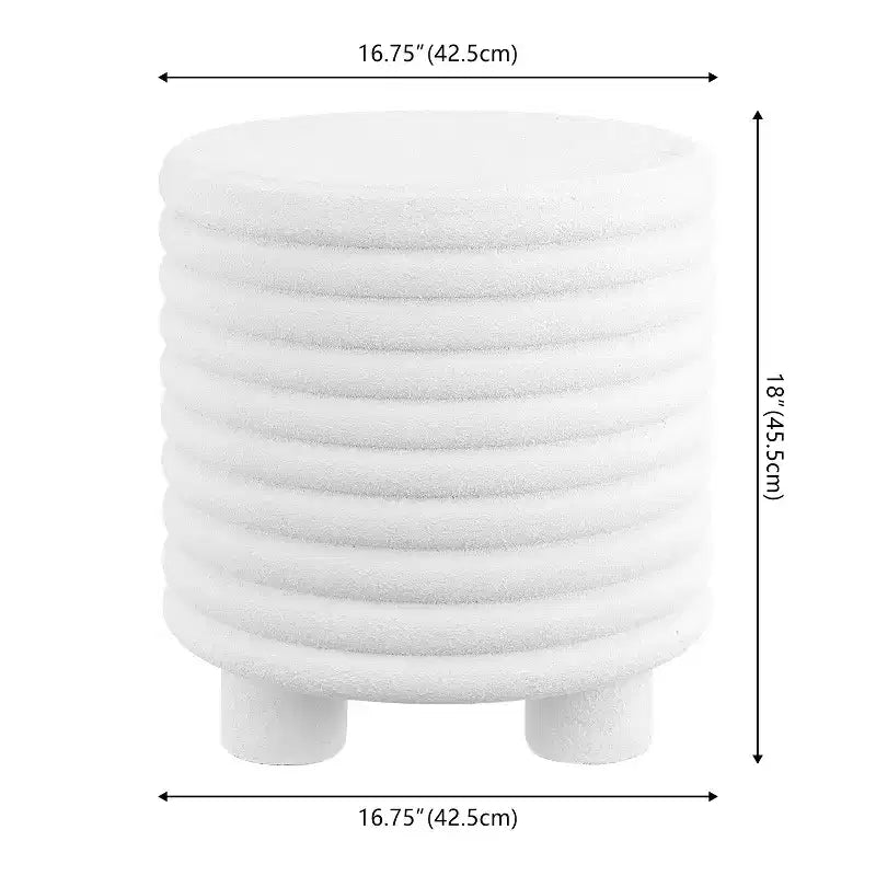JONATHAN Y Evans 18 Table d'appoint moderne minimaliste à 3 pieds pour intérieur/extérieur