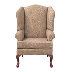 Fauteuil d'appoint traditionnel à oreilles Comfort Pointe Paisley