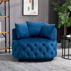 Fauteuil d'appoint tonneau classique pour un espace de vie moderne et décontracté