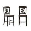 Chaises de comptoir bicolores (lot de 2)