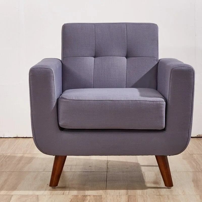 Fauteuil de salon capitonné médiéval