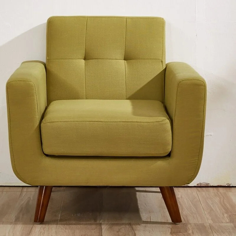 Fauteuil de salon capitonné médiéval