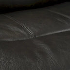 Fauteuil inclinable électrique en cuir pleine fleur de 37 po de large, avec fonction de glisse et de bascule, sièges de cinéma maison avec port de charge USB
