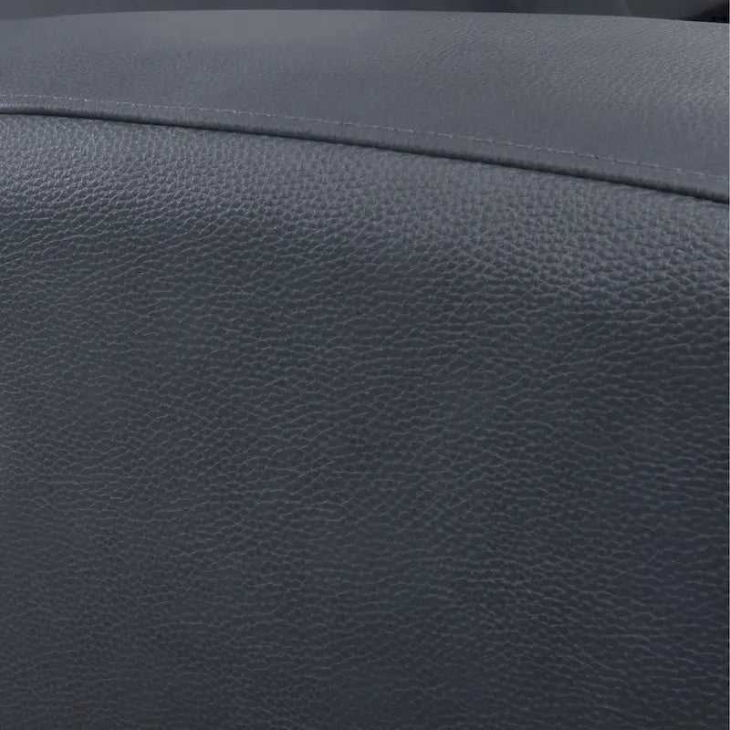 Fauteuil inclinable électrique en cuir pleine fleur de 37 po de large, avec fonction de glisse et de bascule, sièges de cinéma maison avec port de charge USB