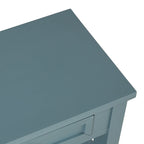 Table console de 36 po en pin de style rustique pour entrée de canapé avec 4 tiroirs et 1 étagère de rangement