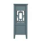 Table console de 36 po en pin de style rustique pour entrée de canapé avec 4 tiroirs et 1 étagère de rangement