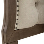Lit de berger queen Americana Farmhouse Dusty Taupe