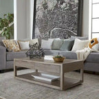 Table basse Bartlett Field taupe clair