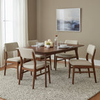Rectangular Dining Table in Natural Walnut