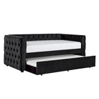 Lit de repos capitonné Knightsbridge Twin Tufted Nailhead par iNSPIRE Q Artisan
