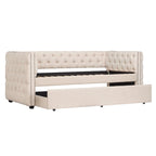 Lit de repos capitonné Knightsbridge Twin Tufted Nailhead par iNSPIRE Q Artisan