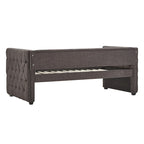 Lit de repos capitonné Knightsbridge Twin Tufted Nailhead par iNSPIRE Q Artisan