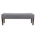 Banc d'intérieur rembourré touffeté Lauren Transitional pour salon